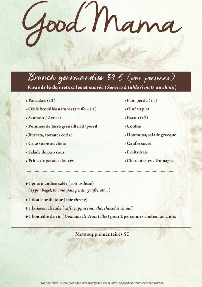 Good Mama - Menu Image 2
